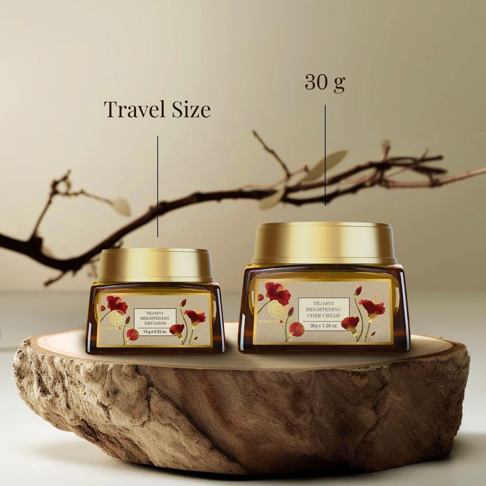 Forest Essentials Deeply Nourishing Brightening Ghee Cream | Ayurvedic Massage Cream with Pure Ghee | Improves Texture, Radiance & Firmness | For All Skin Types