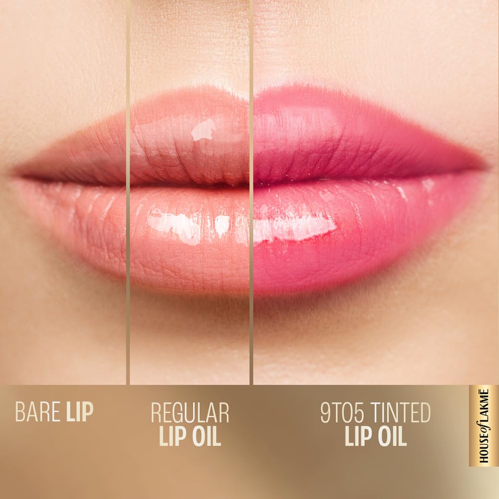 LAKMÉ 9to5 Overtime Shine Tinted Lip Oil - Cocoa Truffle 5.3ml