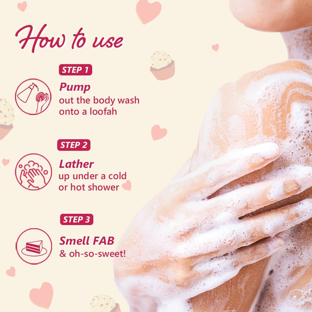 Plum - BodyLovin’ Red Velvet Love Body Wash (240mL)