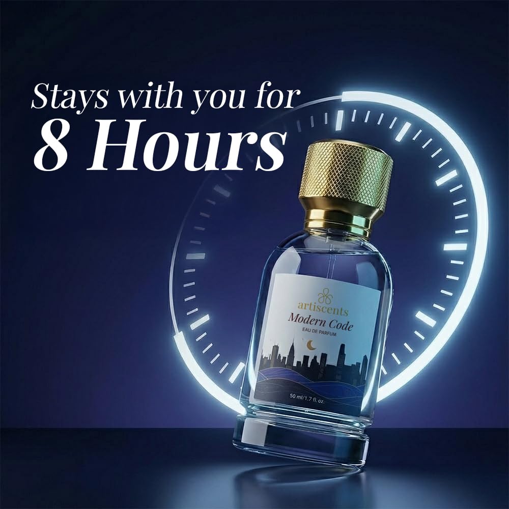Modern Code Eau De Parfum (EDP) 50ML | Long Lasting Perfume | Masculine Scents with Bergamot, Juniper Berries, Vetiver | Daily Use Perfume