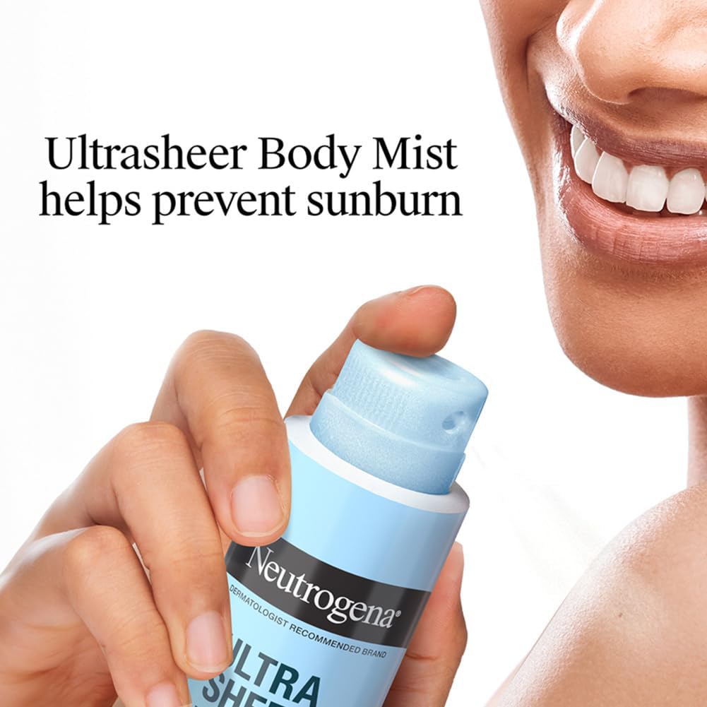Neutrogena Ultra Sheer® Body Mist Sunscreen Broad Spectrum SPF 45,141g