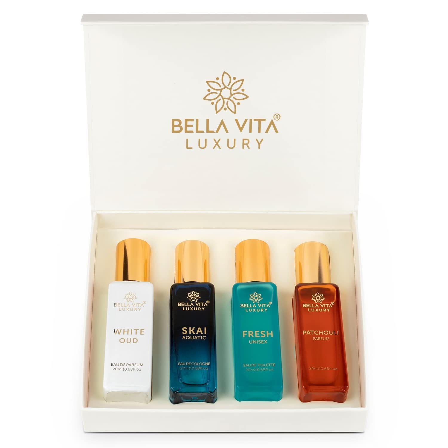 Bella Vita - Luxury - Unisex Eau De Perfum Gift Set 4x20 = 80ml