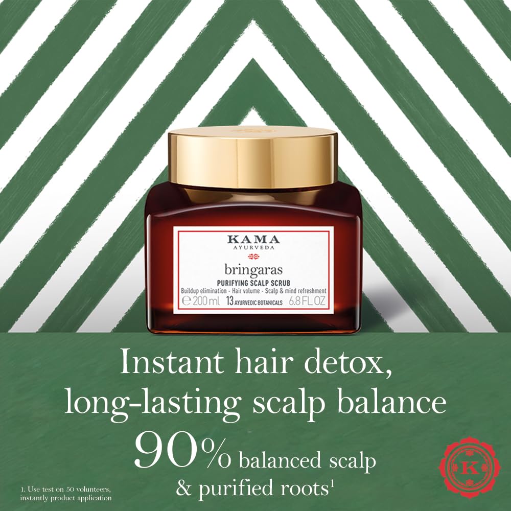 BRINGARAS PURIFYING SCALP SCRUB 200 ML | Eliminates Buildup | For Scalp & Mind Refreshment