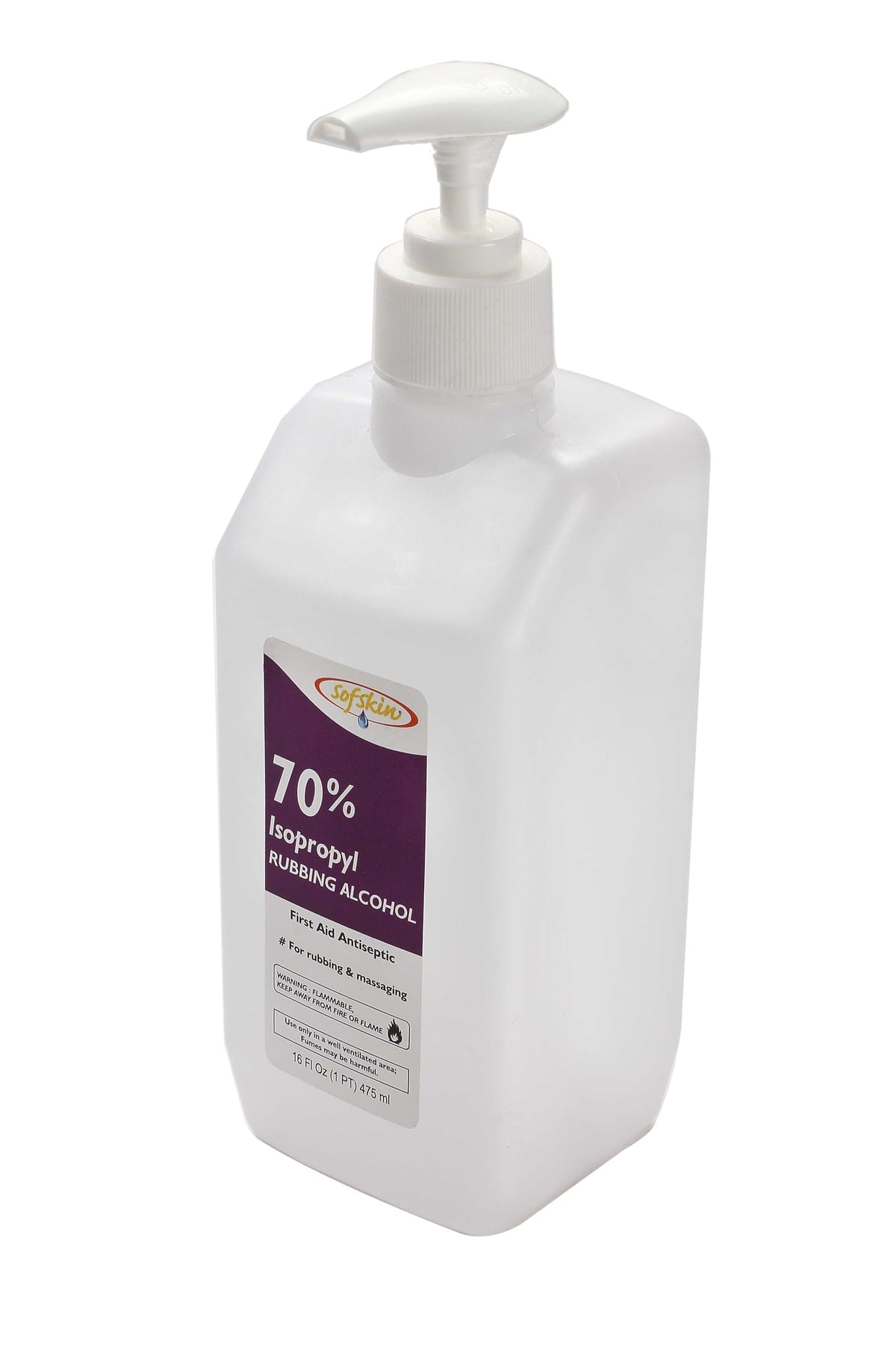 (American Brand) 70% ISO PROPYL ALCOHOL 475 ML WITH SIPHON