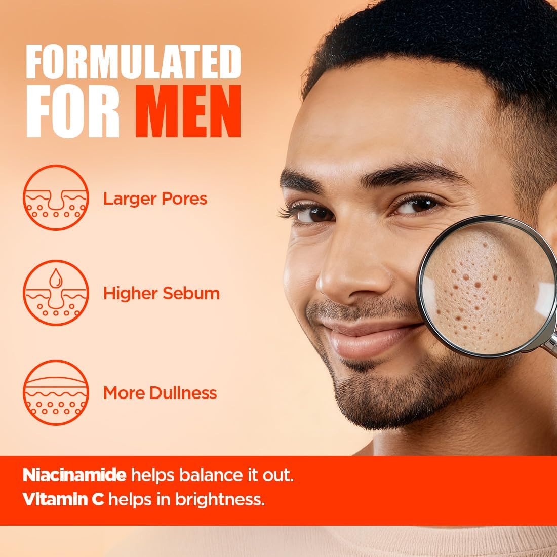 The Man Company Vitamin C Face Wash with Turmeric and Moringa | Paraben Free - 100ml, Pack of 2 | Face Wash For Man