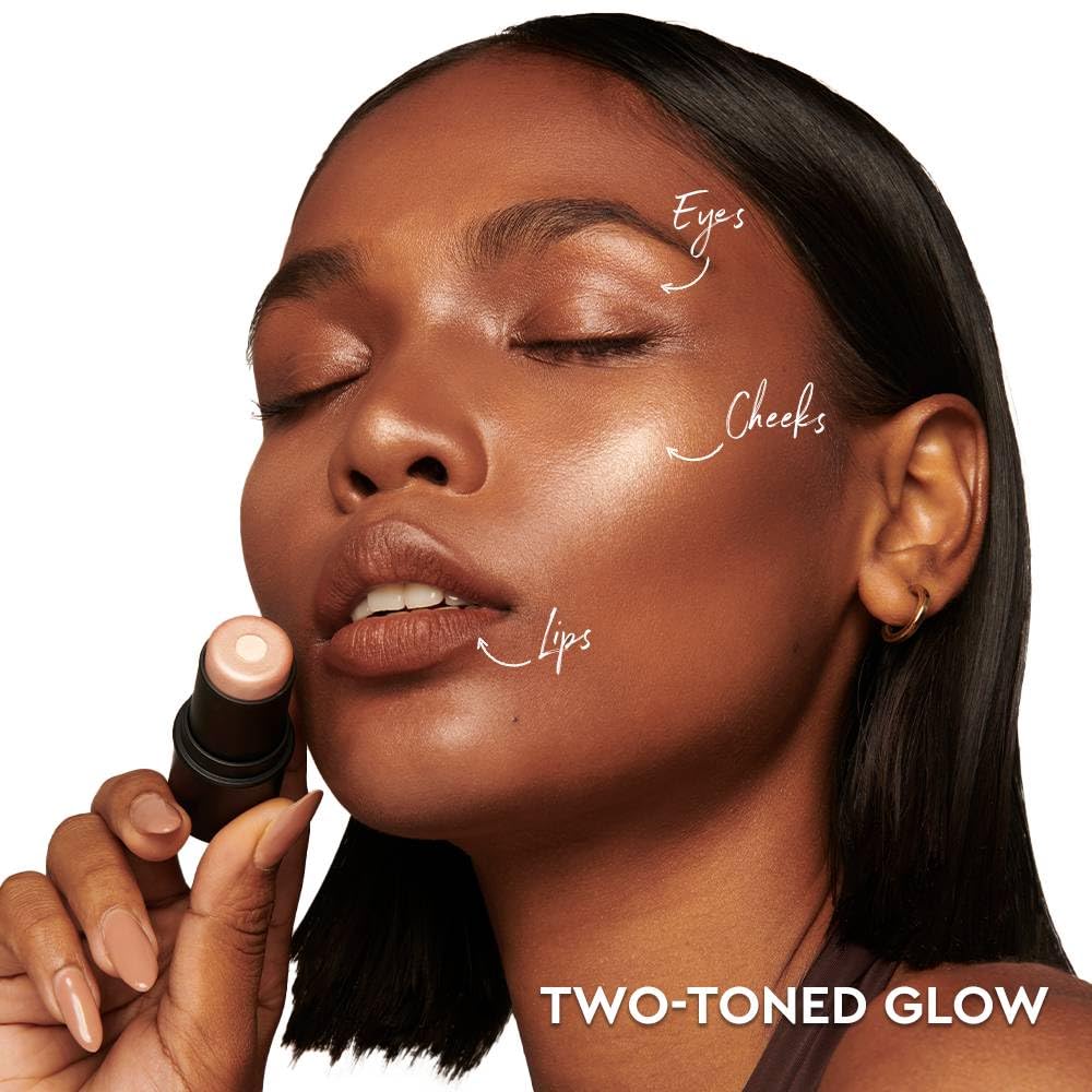 Kiro Wonder Wand Multi-Stick - Celestial Glow, 7.5g | 3-in-1 Stick - Highlighter, Eyeshadow & Lip Tint | Weightless & Long-Lasting | Rosehip, Avocado & Moringa Oil | Hydrating with Glowing Core