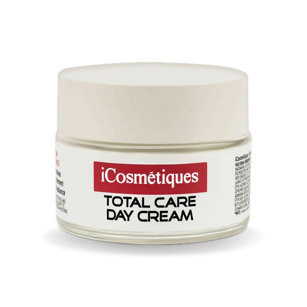 iCosmetiques Radiance Day Cream with SPF | Vit B3, C, E, Shea Butter | 50g