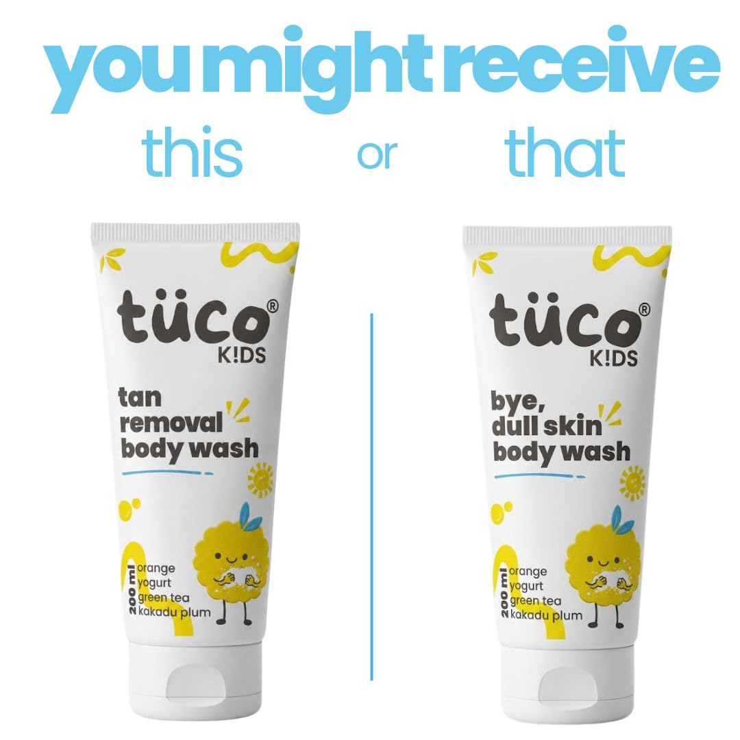 Tuco De Tan Body Wash for Kids, With Green Tea Extracts & Yogurt, 200ml