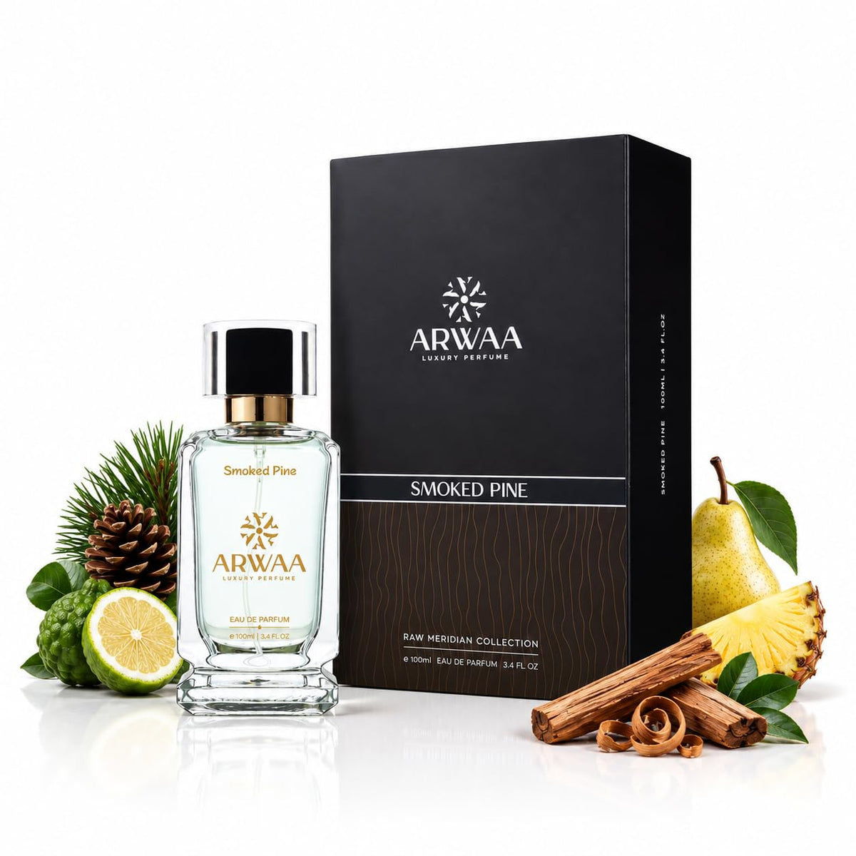 Smoked Pine Eau De Parfum for Men, 100ml | Woody Spicy Fragrance | Long Lasting EDP