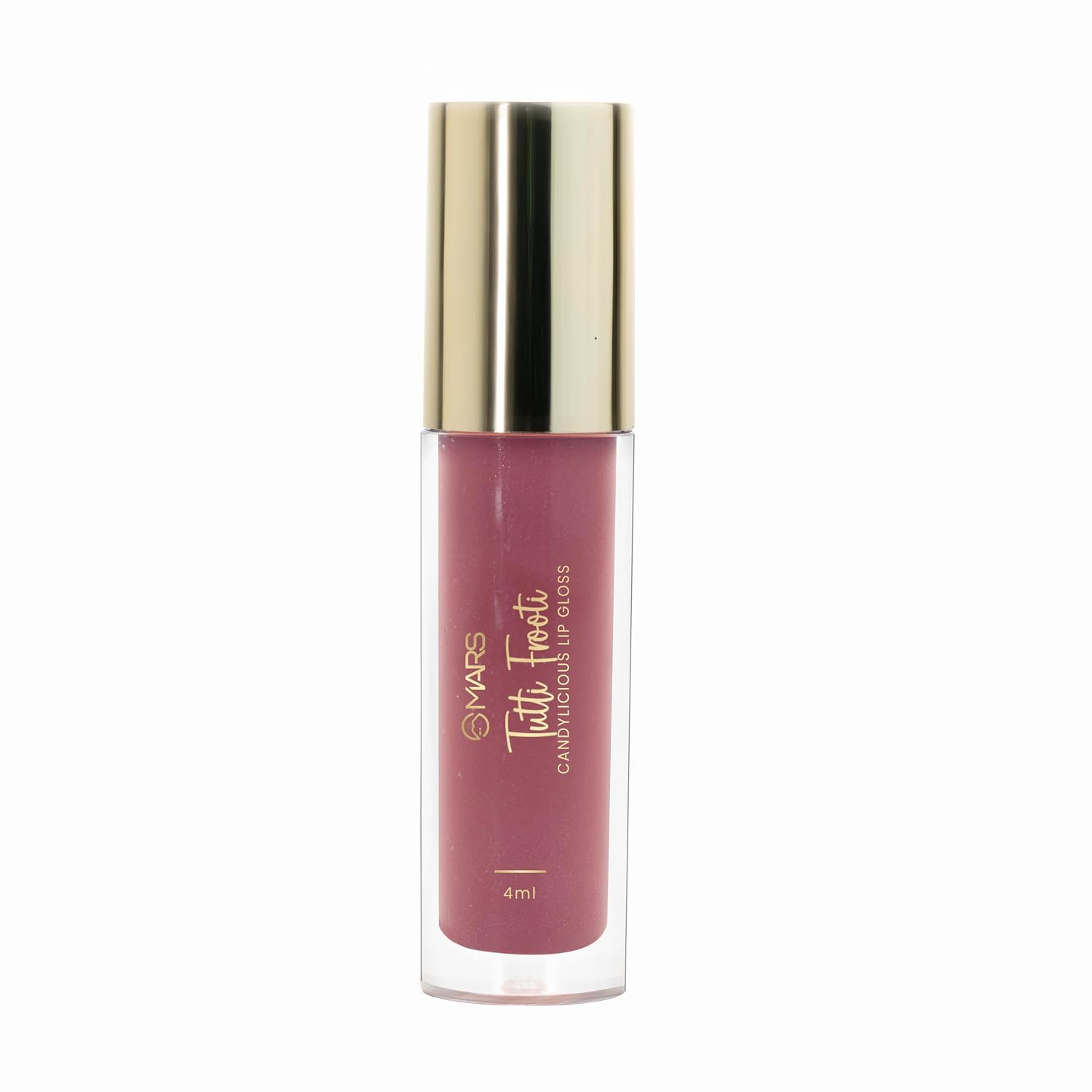 MARS Candylicious Sheer Lip Gloss for Women | Hydrating & High Shine | Lightweight | Non-Sticky | Enriched with Vitamin-E, Hyaluronic Acid & Avocado Ester (4.0ml) (02-TUTTI FROOTI)