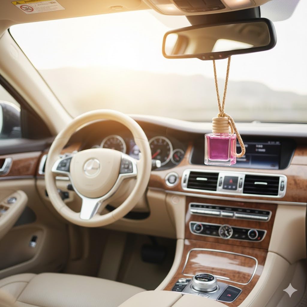 72 Hours Long-Lasting Car Perfume | Hanging Car Air Freshener Pod for Interior |Aromahpure, Lavender, Black Amber, Airganic, Evair | Odor Eliminator Hanging Car
