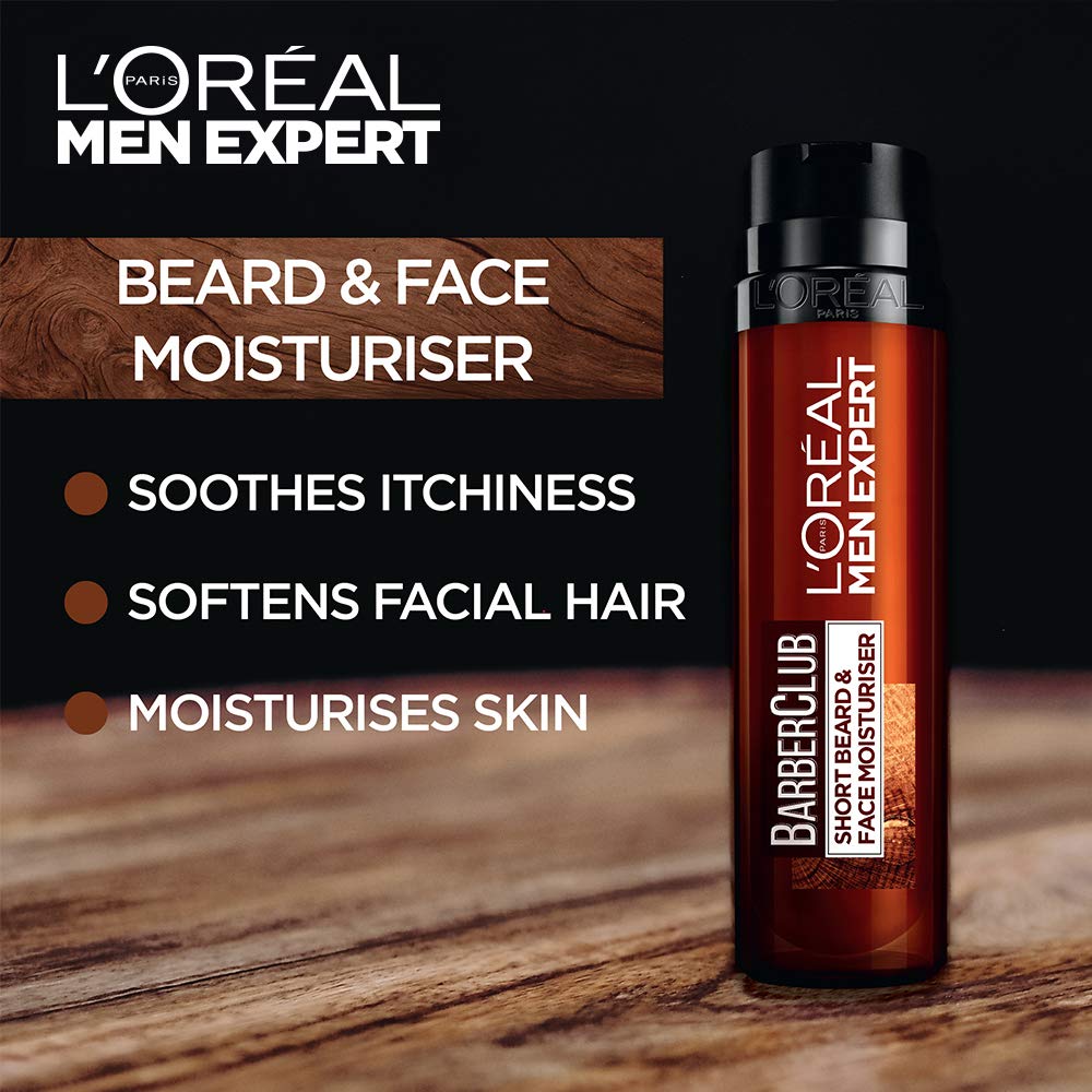 L'Oreal Paris Men Expert Barber Club, Short Beard and Face Moisturiser, 50ml