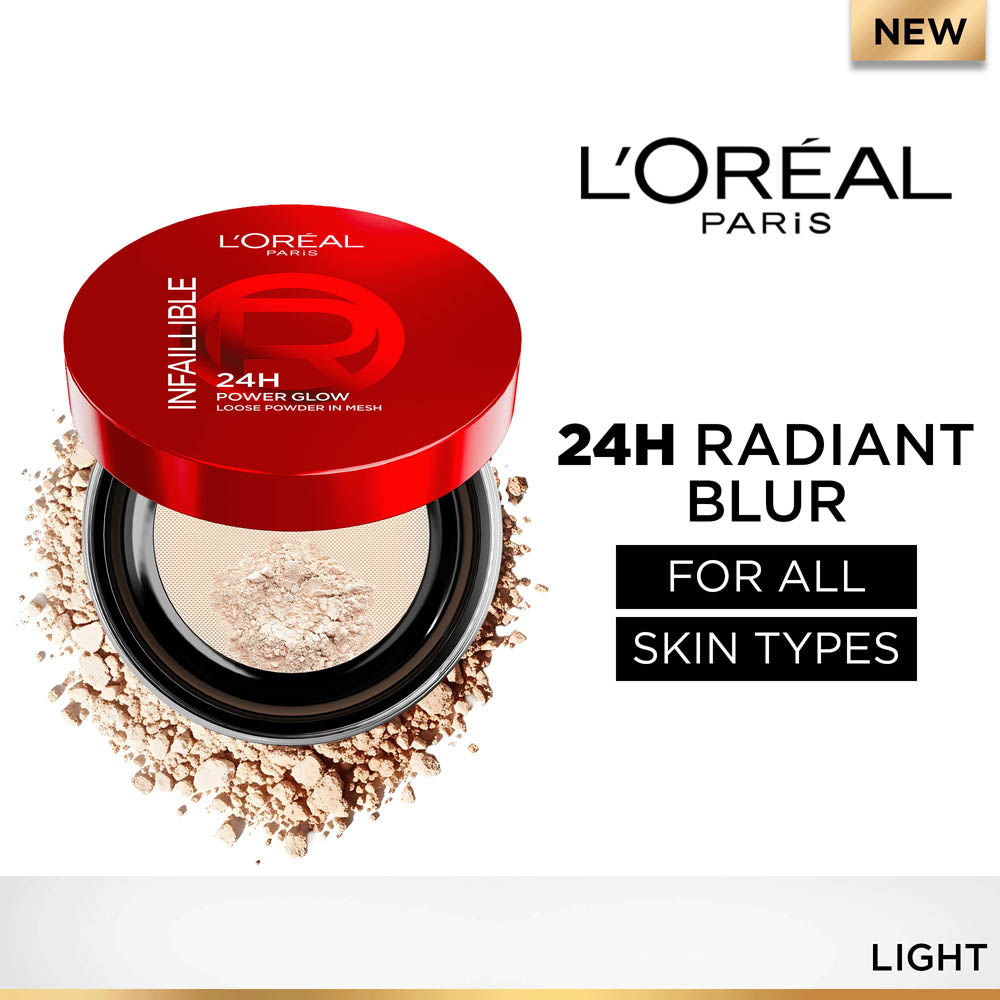 L’Oreal Paris Infallible 24H Power Glow Finishing Powder - Light (9.5g)