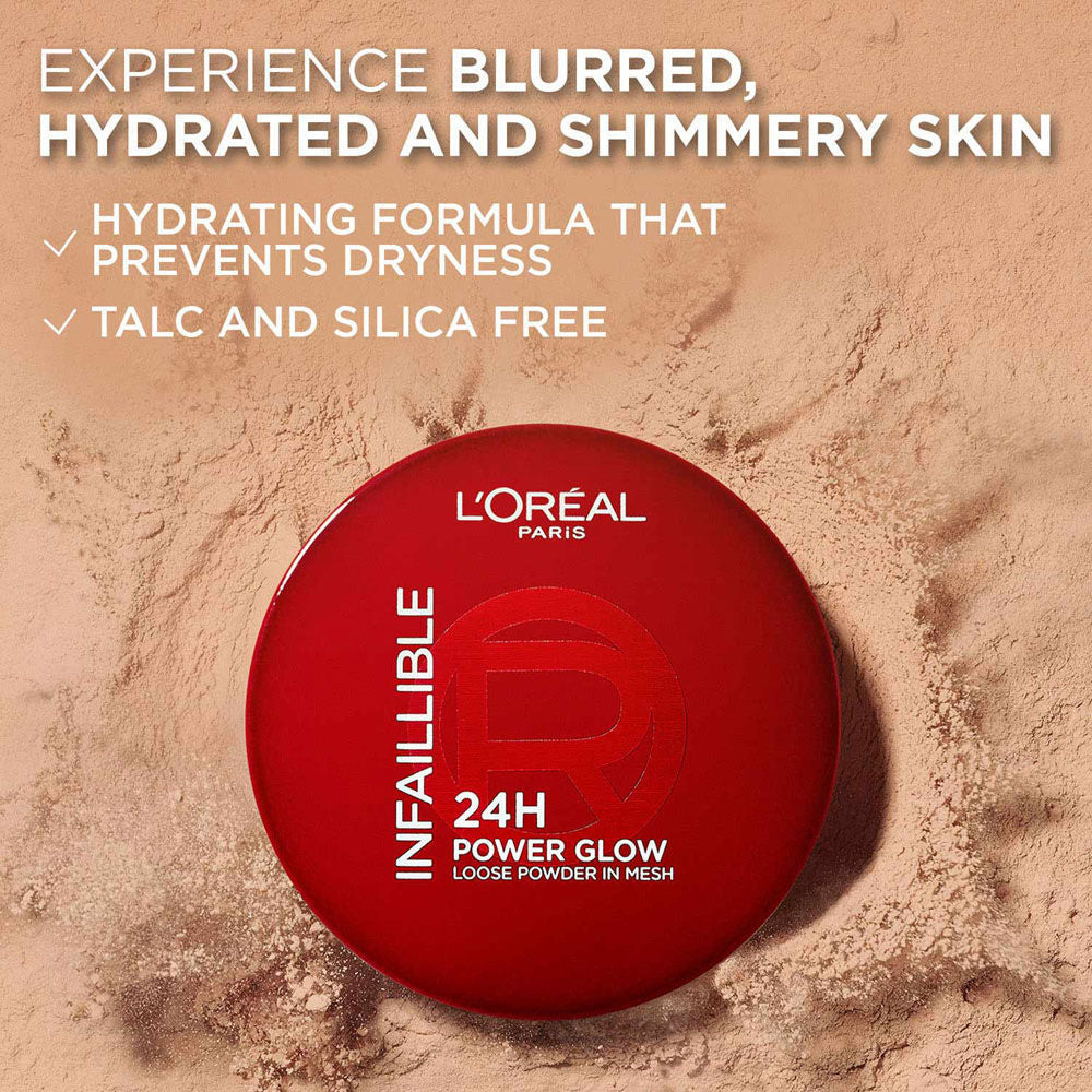 L’Oreal Paris Infallible 24H Power Glow Finishing Powder - Light (9.5g)