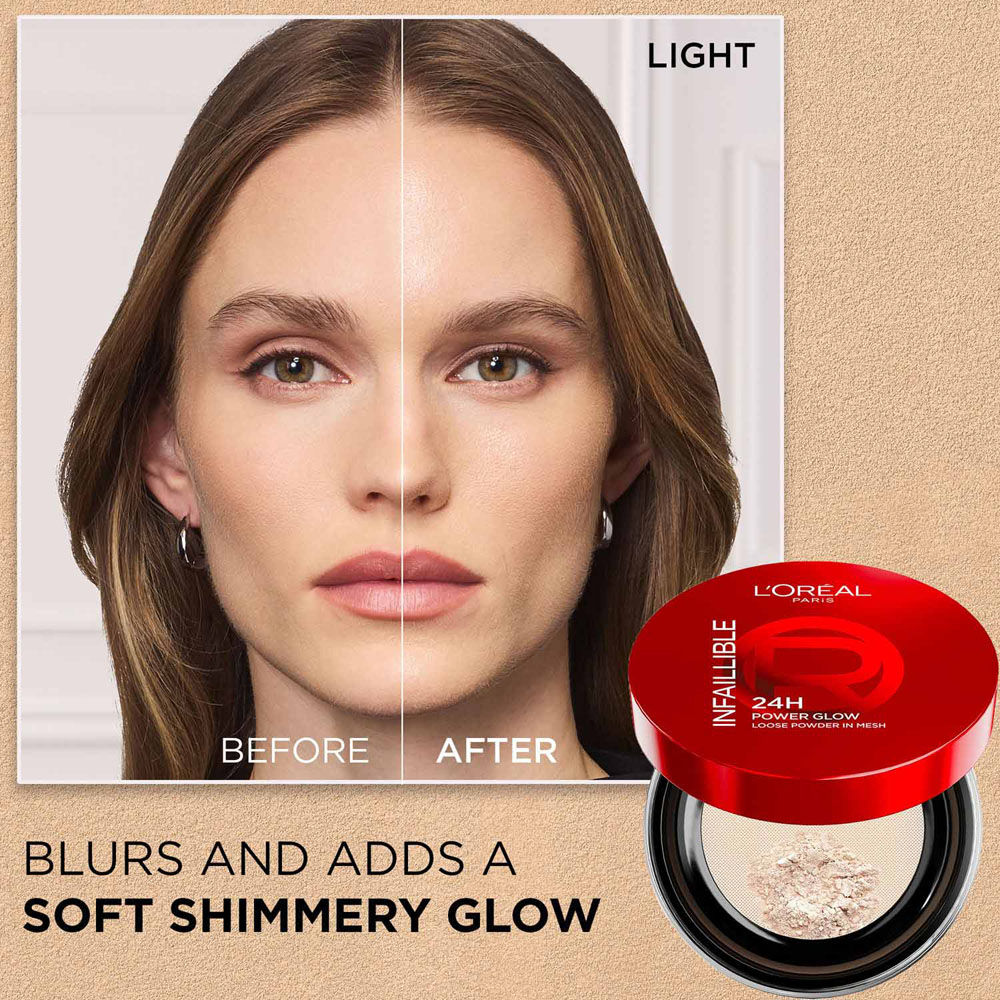 L’Oreal Paris Infallible 24H Power Glow Finishing Powder - Light (9.5g)