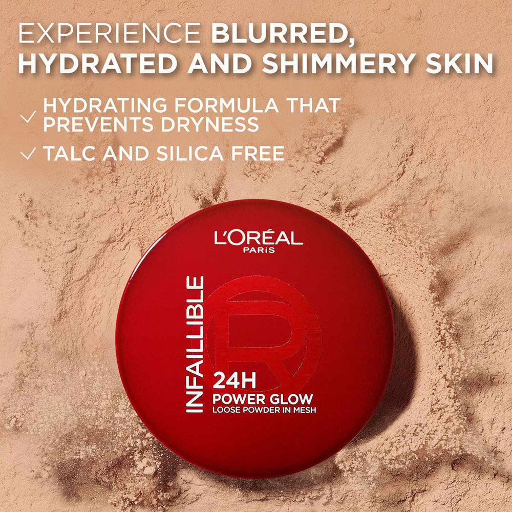 L’Oreal Paris Infallible 24H Power Glow Finishing Powder - Medium (9.5g)