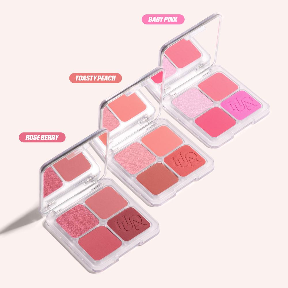 Huda Beauty Blush Filter Blurring Blushlighters Palette - Baby Pink (7.5g)