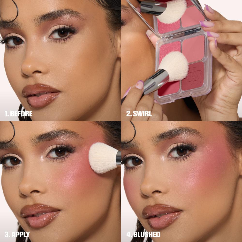 Huda Beauty Blush Filter Blurring Blushlighters Palette - Baby Pink (7.5g)