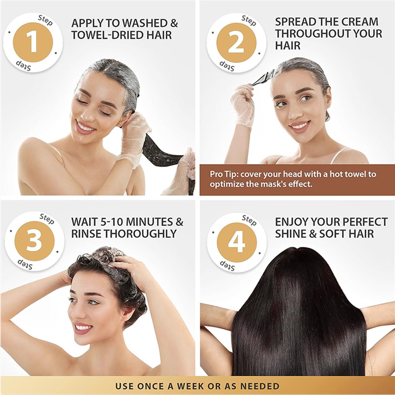 Karseell - Collagen Hair Mask - Deep Repair Conditioning & Hydration (500mL)