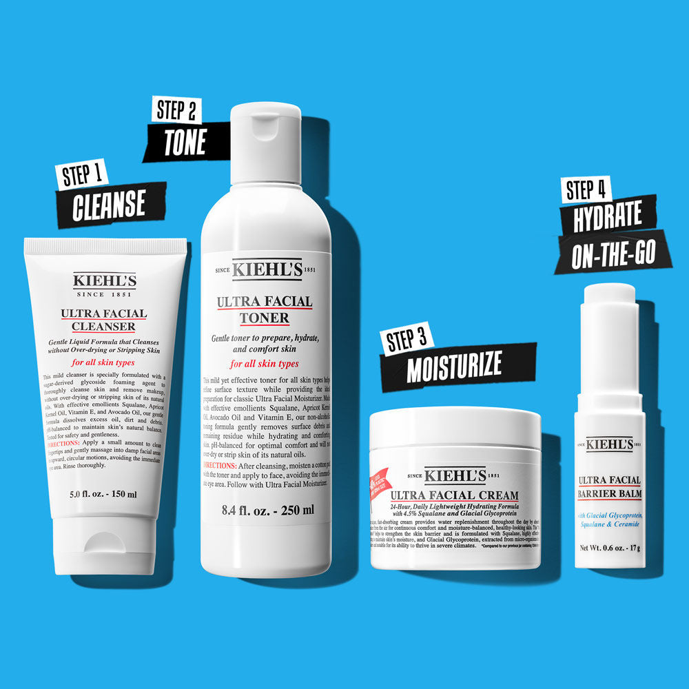Kiehl's Ultra Facial Cream With 72 Hour Hydration - Moisturizer For Softer, Hydrated Skin (50ml)