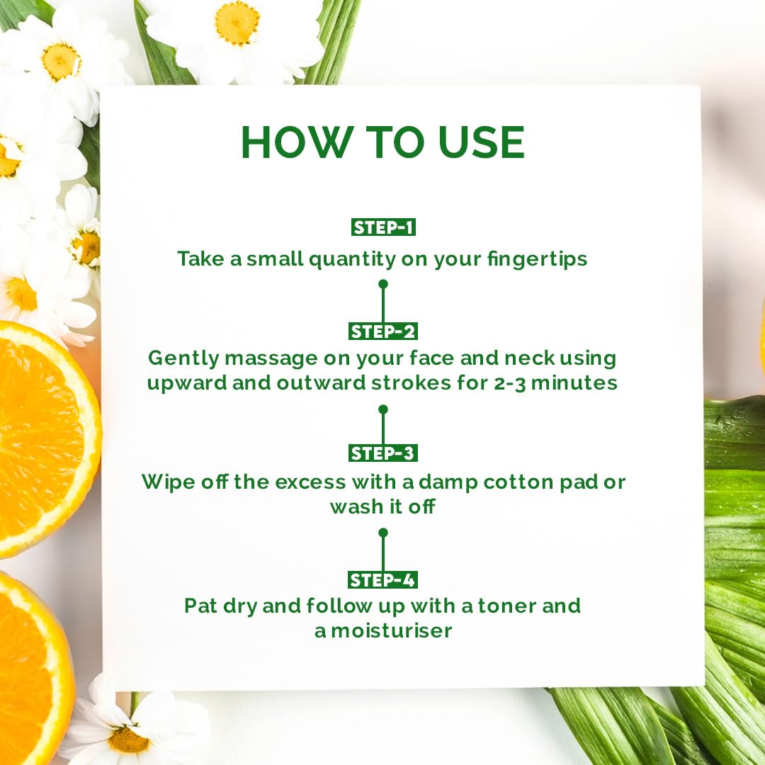 Jovees Herbal Citrus Cleansing Milk For soft, Clean & Healthy skin with Lemon Peel, Almond & Coconut Oil | Gentler Cleanser For Make-up and Dirt Keeps your skin