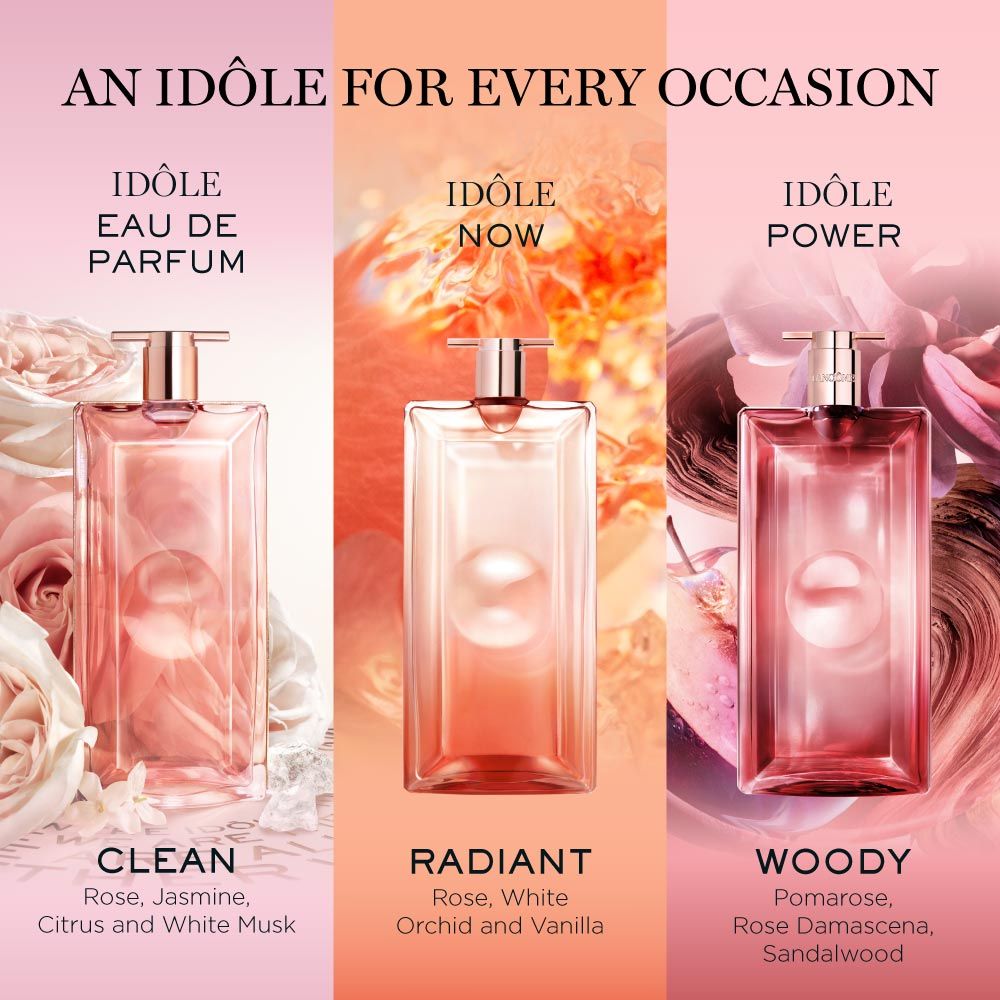 Lancome Idole Eau De Parfum Best Seller Luxury Perfume With Four Roses, Jasmine and Chypre Accord (100ml)