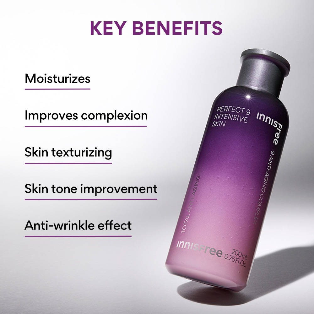 Innisfree Perfect 9 Repair Skin Toner - Anti-Aging & Nourishing Care