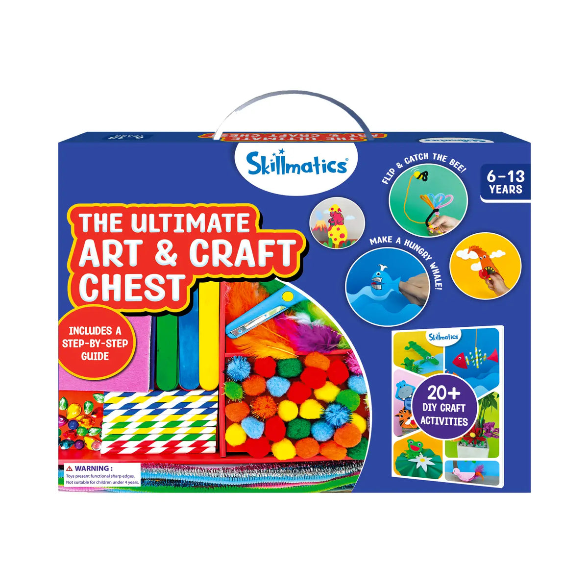 Skillmatics Ultimate Art & Craft Activity Chest | DIY Activity Set (ages 6-13)