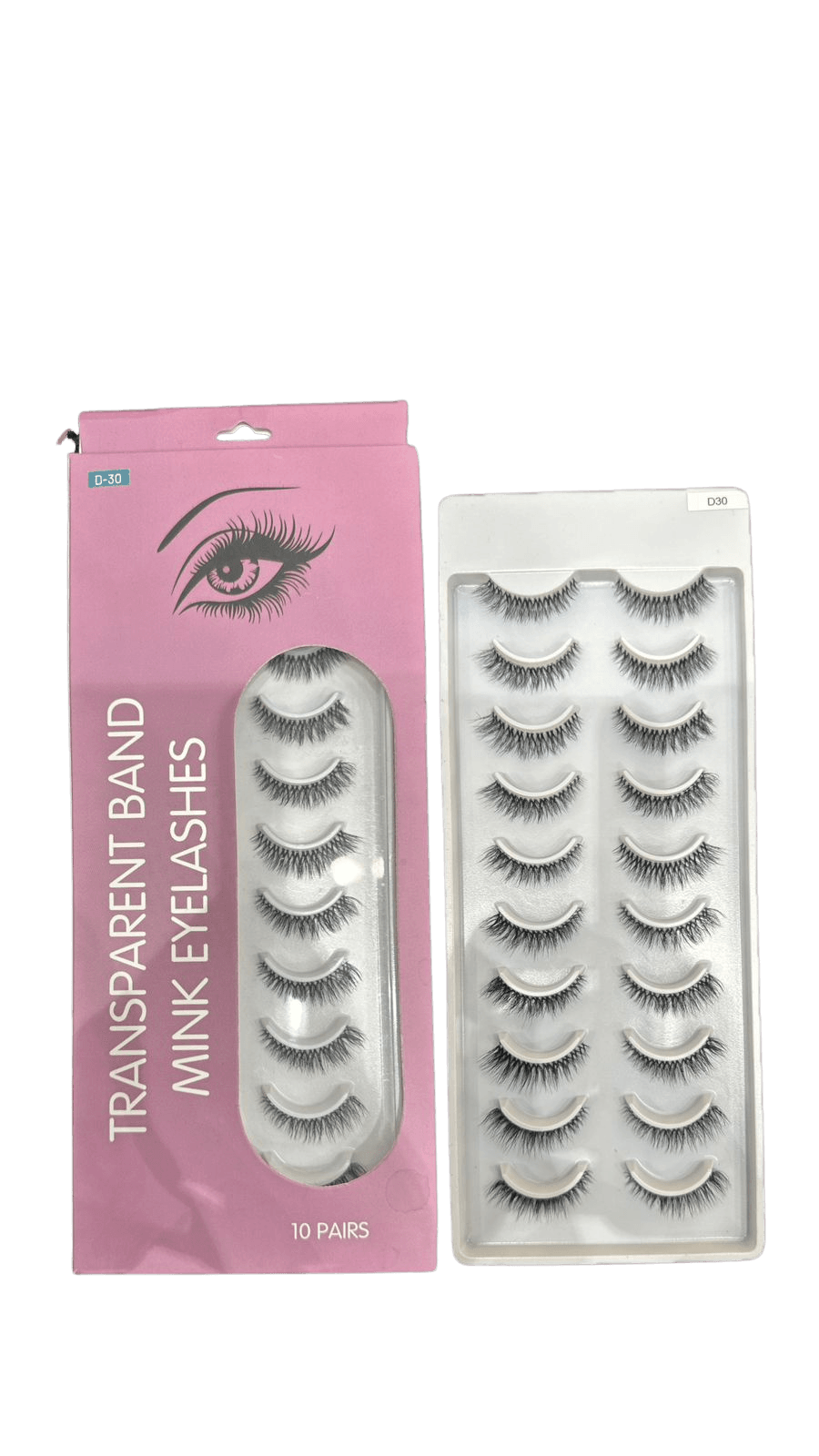 Transparent Band Mink Eyelashes