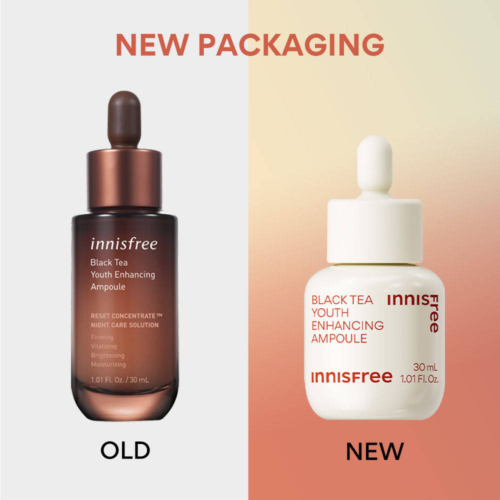 Innisfree Black Tea Youth Enhancing Ampoule For Anti-Aging & Radiant Skin