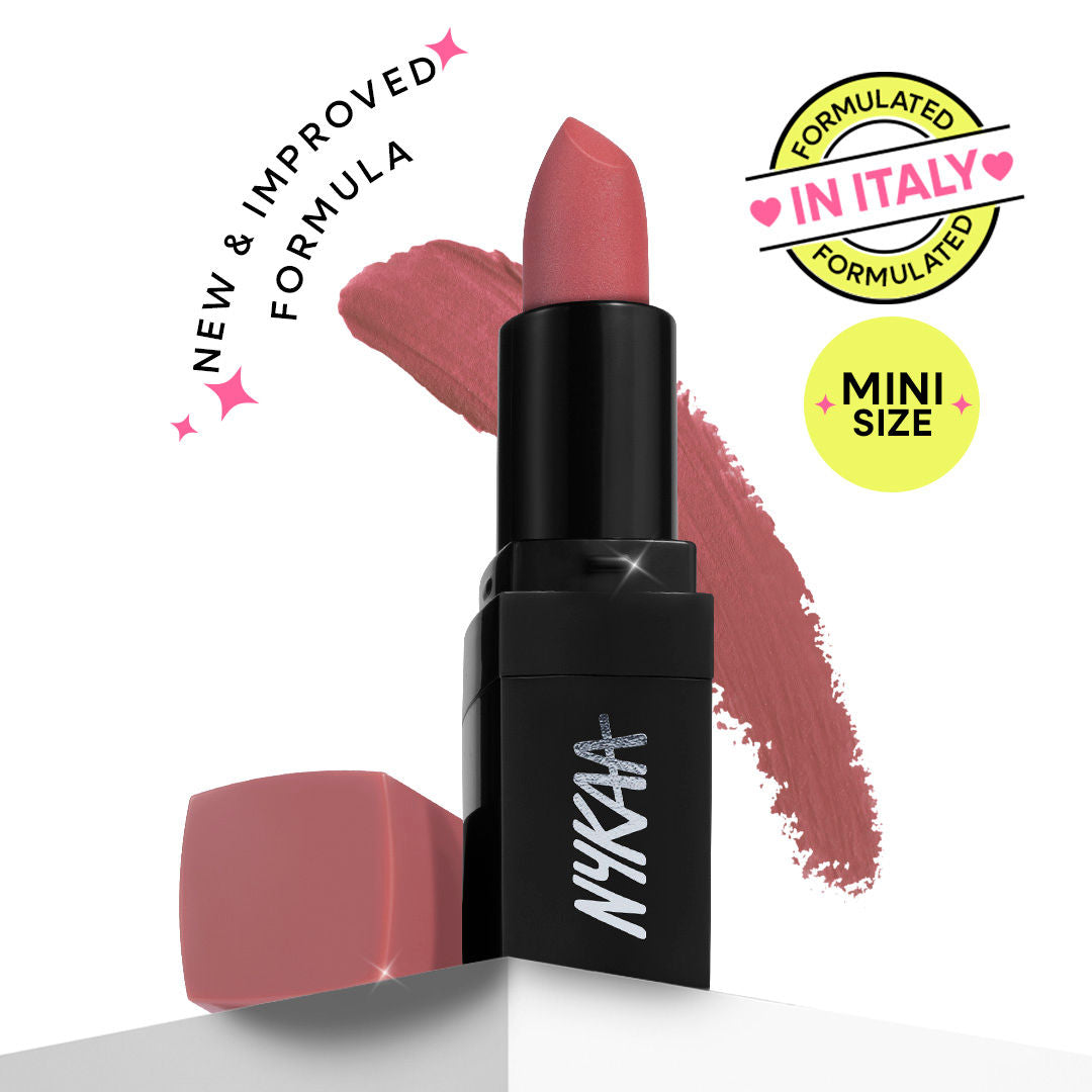 Nykaa Ultra Matte Mini Lipstick - Highly Pigmented Comfortable Matte Finish - Monalisa 09 (1.6g)