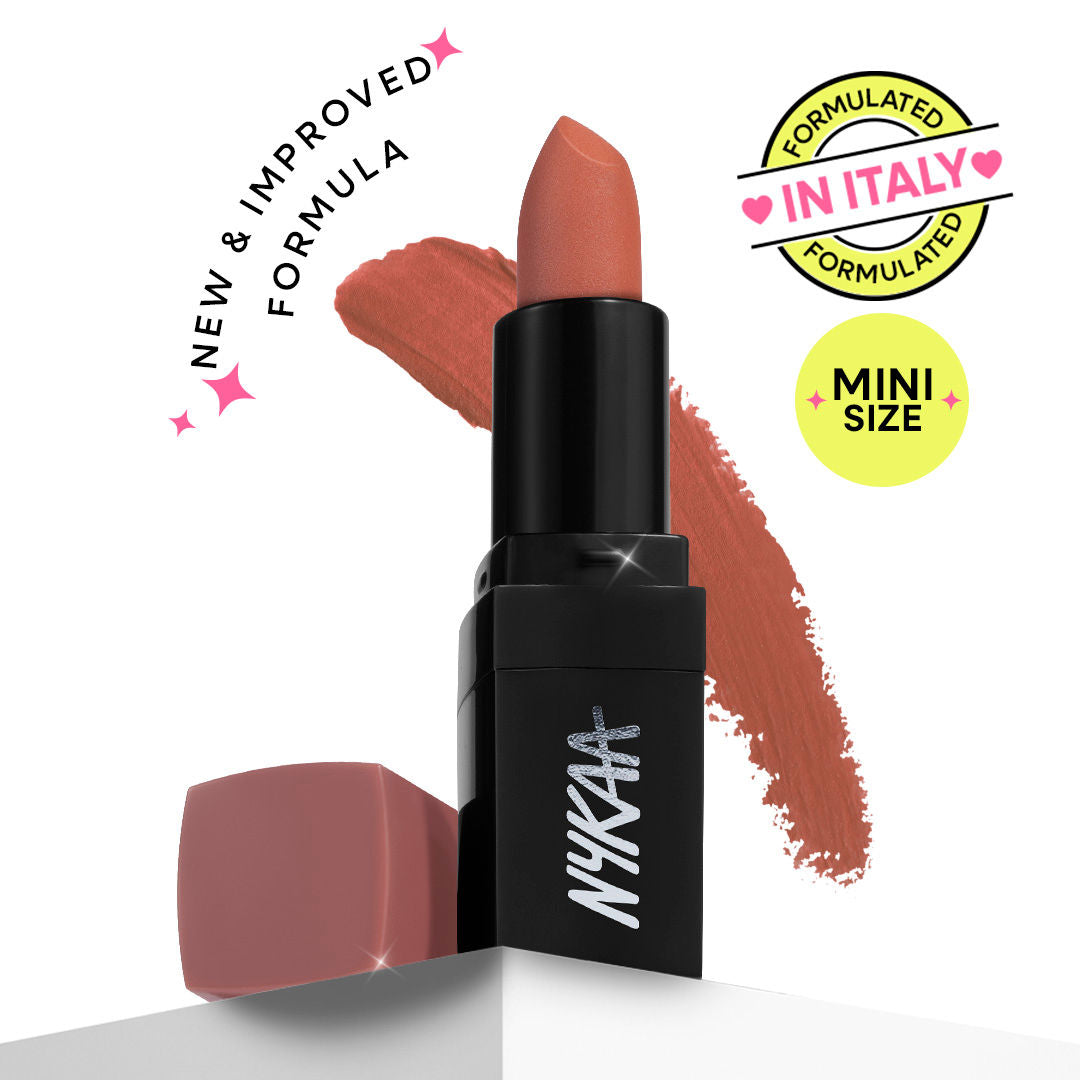Nykaa Ultra Matte Mini Lipstick - Highly Pigmented Comfortable Matte Finish - Jane 11 (1.6g)