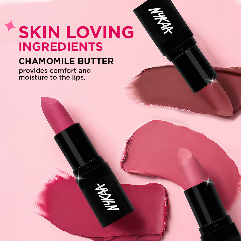 Nykaa Ultra Matte Mini Lipstick - Highly Pigmented Comfortable Matte Finish - Jane 11 (1.6g)