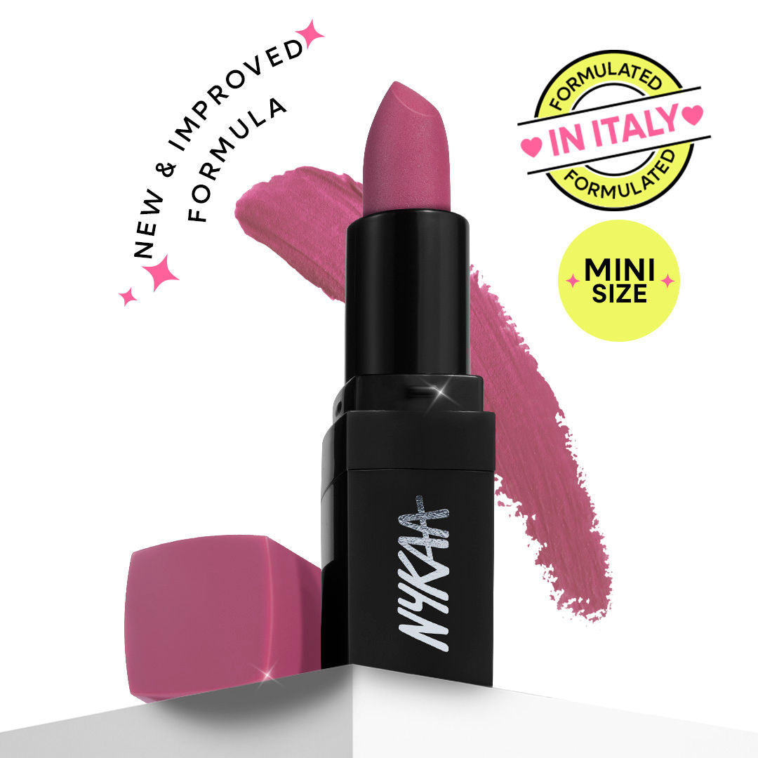 Nykaa Ultra Matte Mini Lipstick - Highly Pigmented Comfortable Matte Finish - Grace 07 (1.6g)