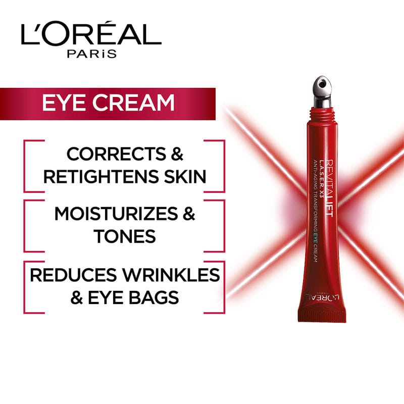 Loreal Paris - Revitalift Laser X3 Eye Cream (15mL)