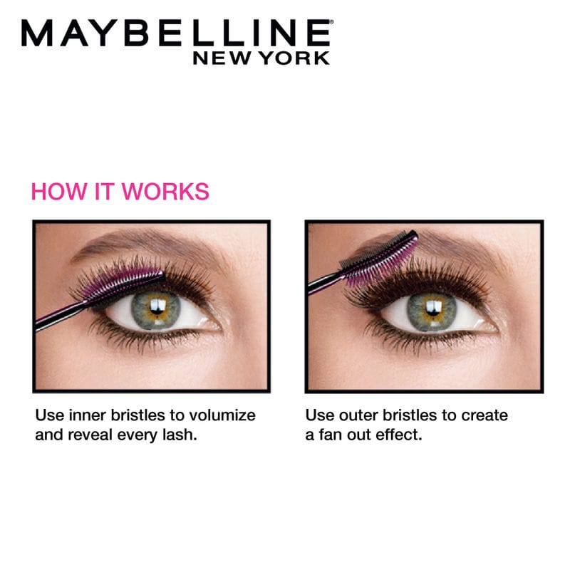Maybelline - New York Lash Sensational Waterproof Mascara Black (10mL)