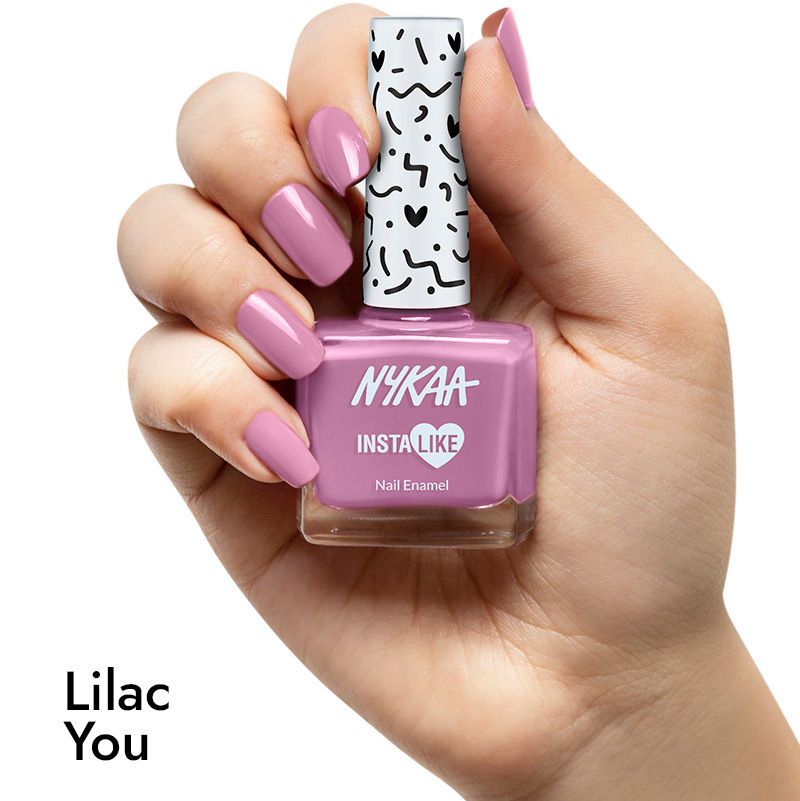 Nykaa InstaLike Long Lasting Nail Enamel - Lilac You 479