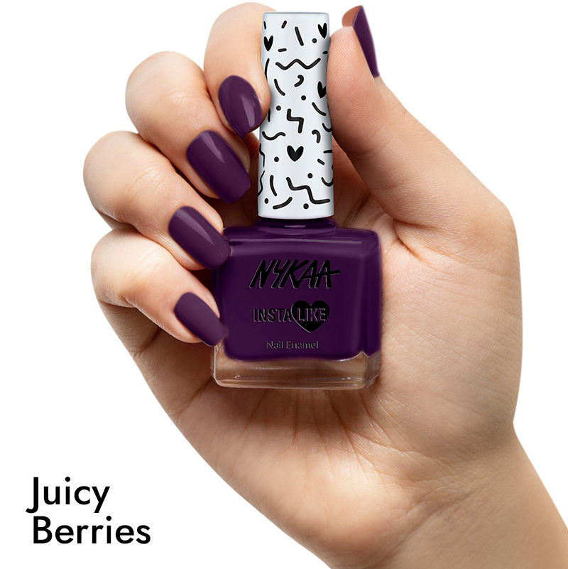 Nykaa InstaLike Long Lasting Nail Enamel - Juicy Berries 481