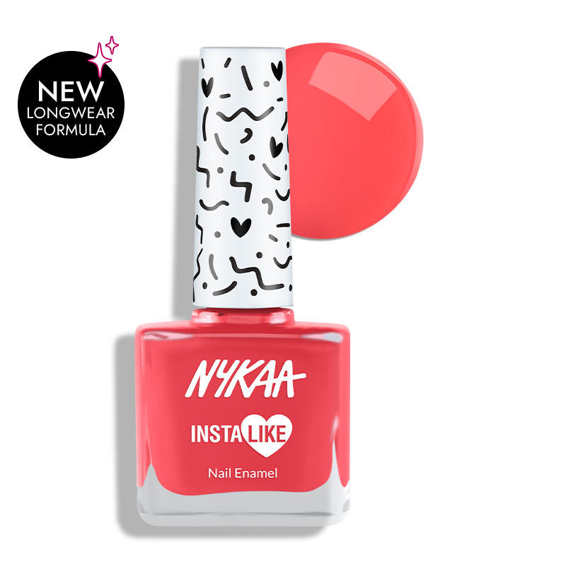 Nykaa InstaLike Long Lasting Nail Enamel - Apricot Delight 484