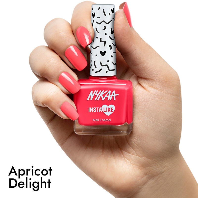 Nykaa InstaLike Long Lasting Nail Enamel - Apricot Delight 484
