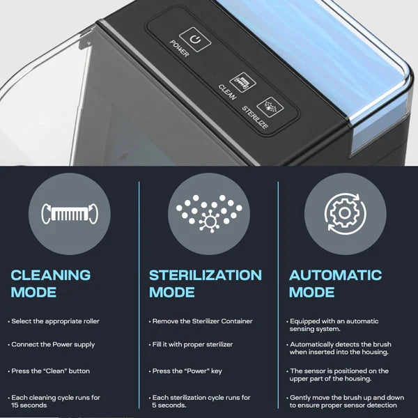 Ikonic Professional 2 in 1 Brush Cleaner & Sterilizer