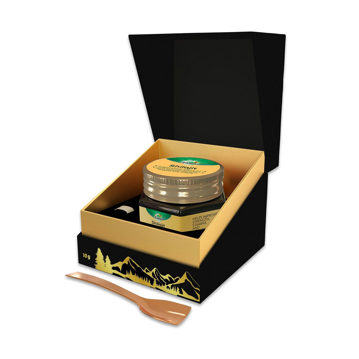 Zandu-P Zandu Himalayan Shilajit Resin - 10g (Pack of 2) 10g X 2U