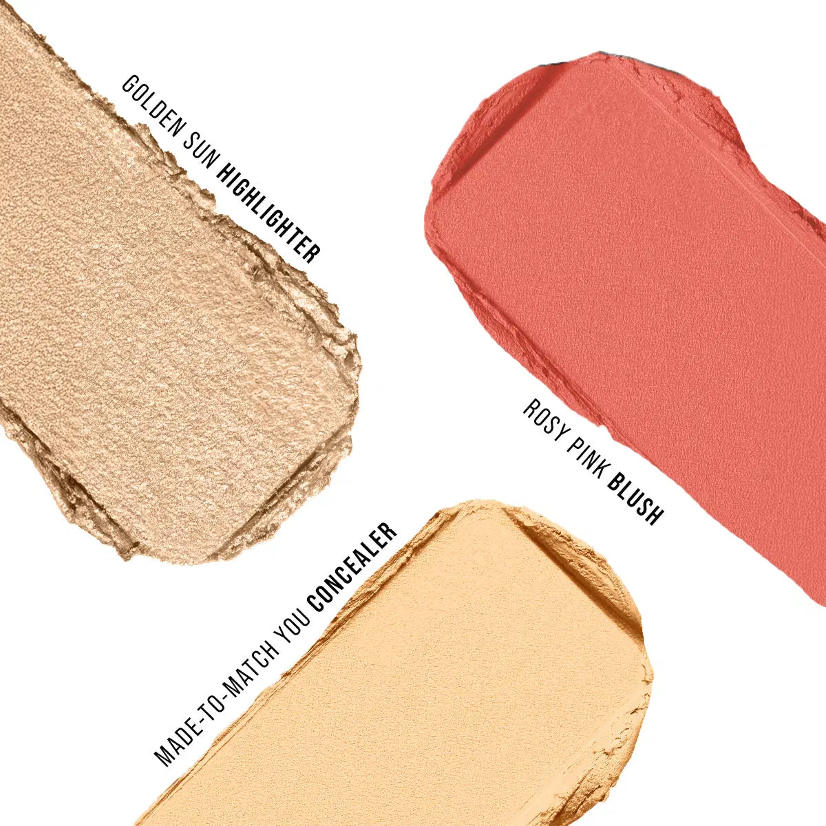 Triple Treat Stacked Face Palette All-in-One Concealer + Blush + Highlighter | Travel-Friendly Selected Shade: 01 Main Character