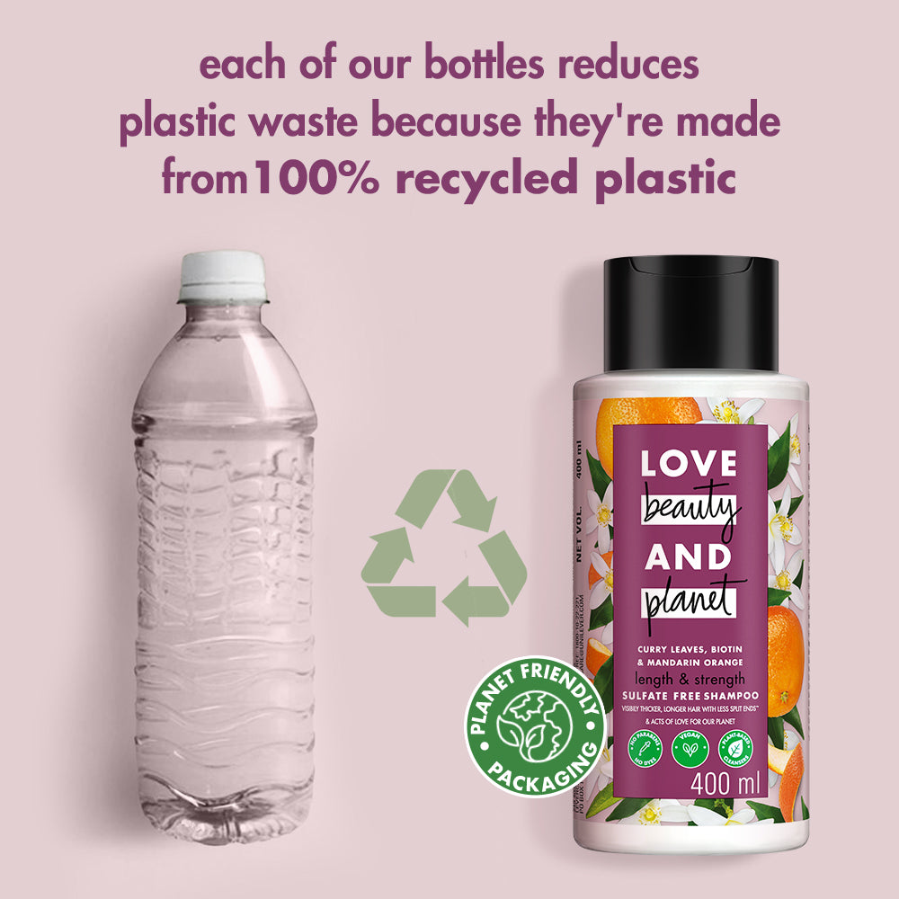 Love Beauty & Planet Curry Leaves & Biotin Shampoo - 400 ml