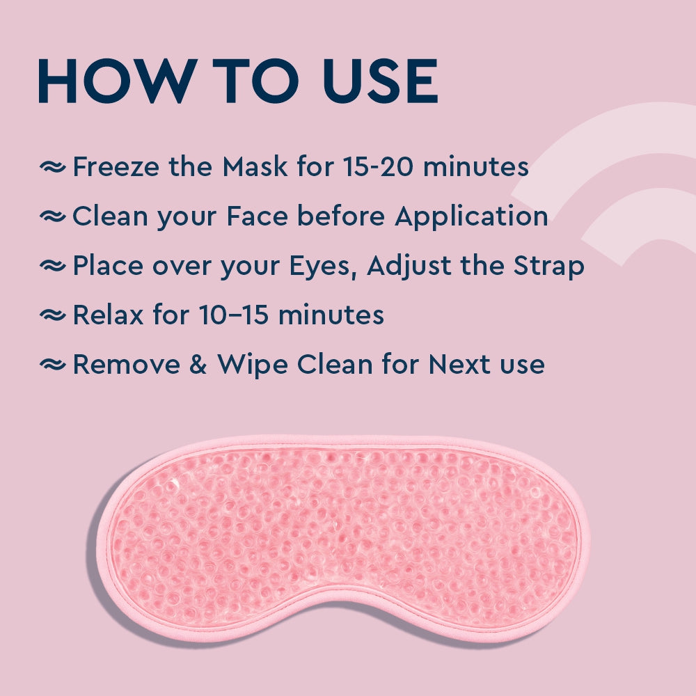 GUBB WORLD SOOTHING EYE MASK (PINK)