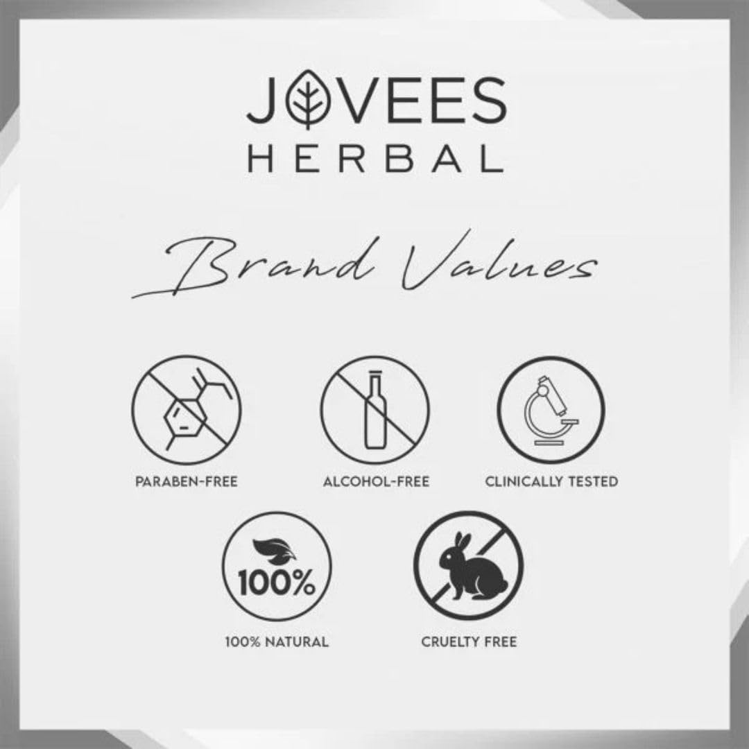 Jovees Herbal Activated Charcoal Detoxifying Face Wash For Anti Pollution, Deep Pore Cleansing, Oil Control, Removes Dirt & Impurities | Suitable for Acne Prone