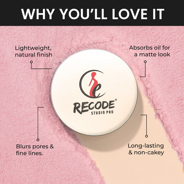 Recode Set & Forget Pink Setting Powder - 12 G