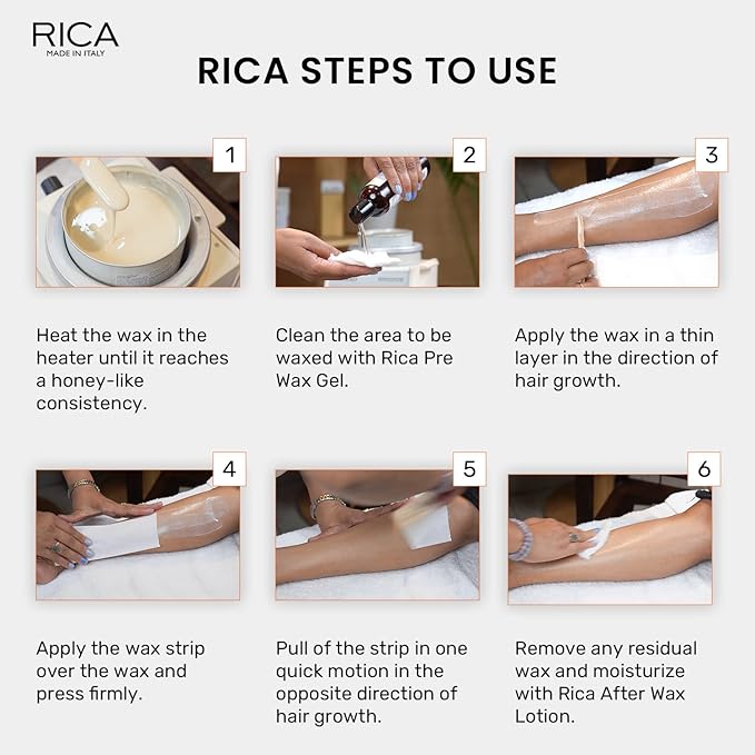 Rica Lemon Liposoluble Wax for Women and Men | Detan Wax for Hair Removal Waxing for Normal Skin 800ml