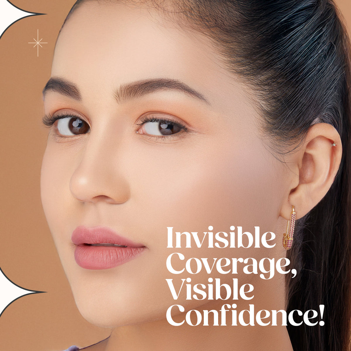 High Definition Liquid Foundation Poreless Perfection | Blends Flawlessly | Matte Finish & Lightweight Formula | High Coverage Formula | Skin-True Finish | Invi