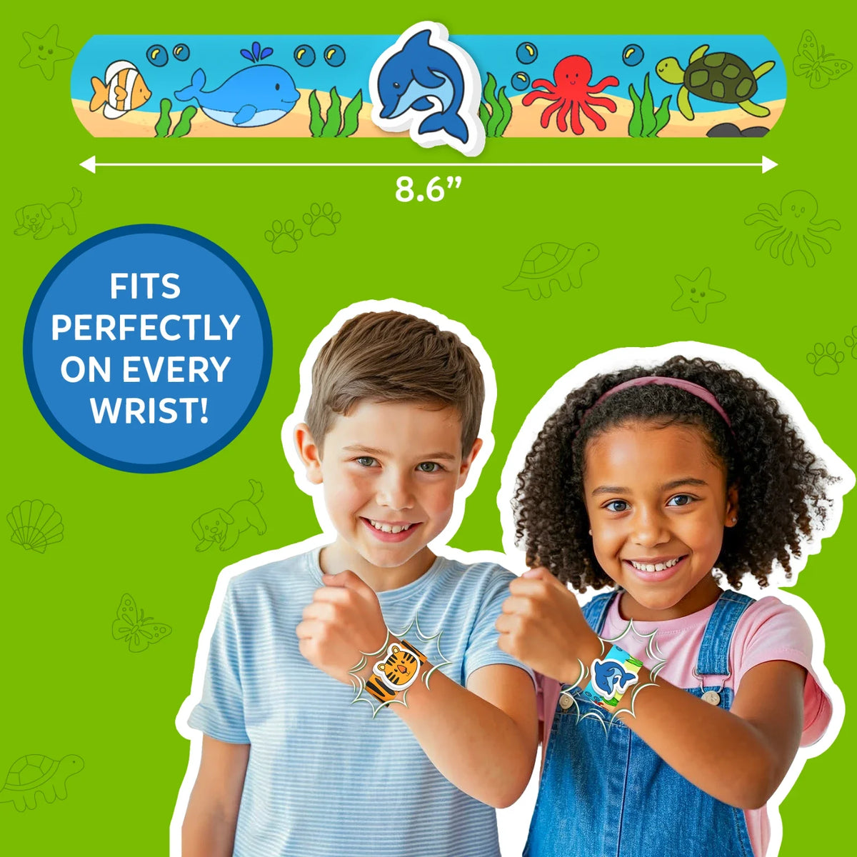Skillmatics Snap Bandz: Animal Friends | DIY Art & Craft Activity (ages 4-10)